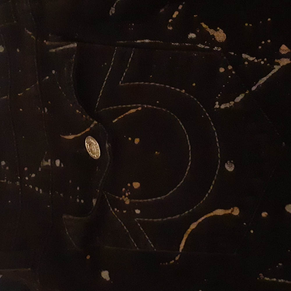 True Religion men's splattered skinny jeans - Picture 8 of 8
